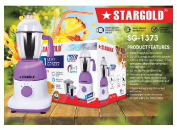Shop Stargold 3In 1 Mixer Grinder | Best Mixer | Halabh