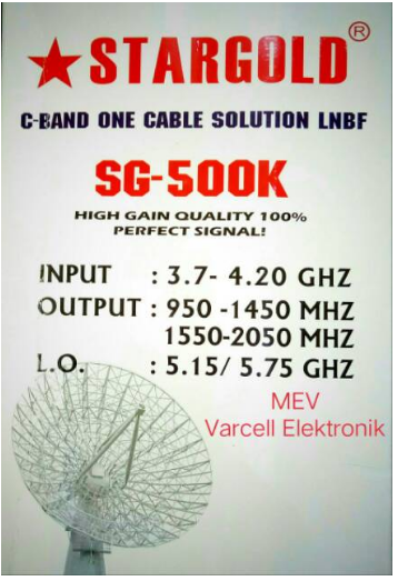 Stargold LNB C Band OCS SG Anti Wimax | Home Appliance & Electronics | Halabh.com