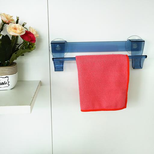 Delcasa DC1001 Easy Stick Towel Hanger Clear 24" Hanger