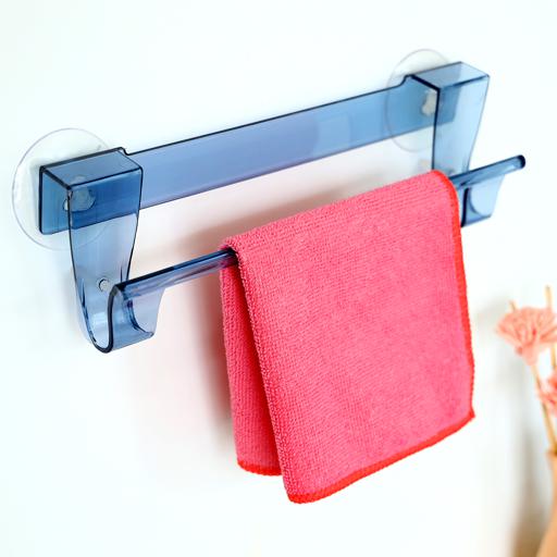 Delcasa DC1001 Easy Stick Towel Hanger Clear 24" Hanger