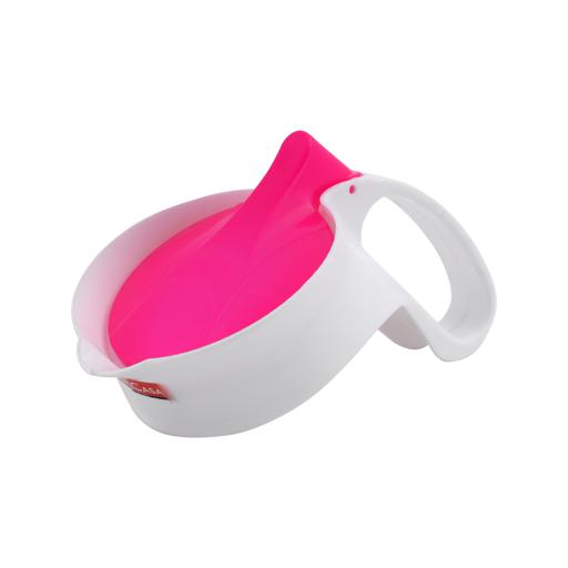 Delcasa Lilac Glass Jar Plastic lid Pink