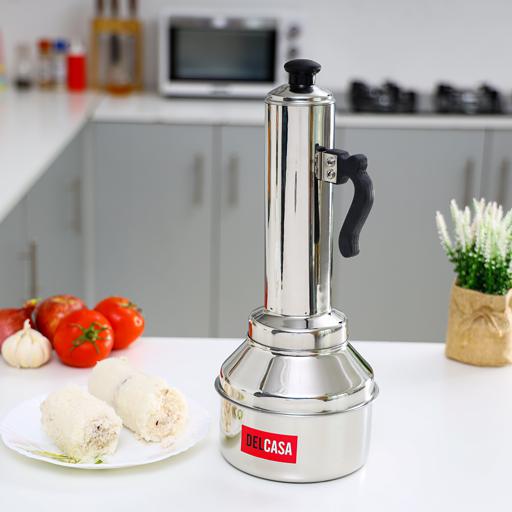 Delcasa Stainless Steel Puttu Maker Multi Colour | Kitchen Appliance | Halabh.com