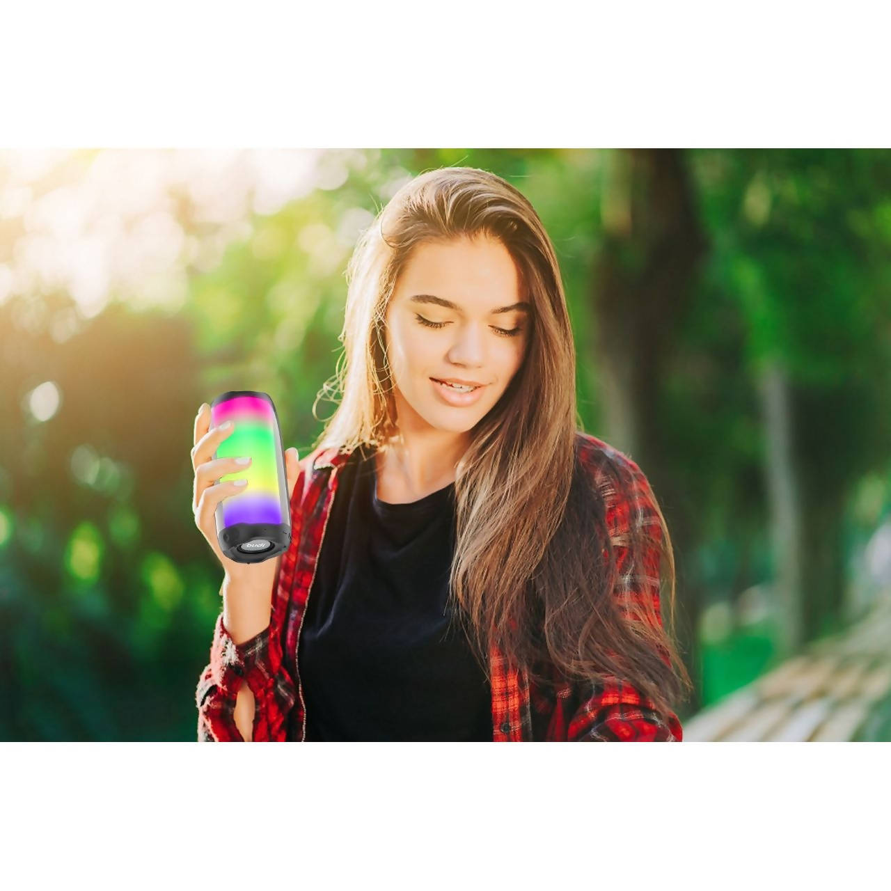 Budi Double Bass Motion Bluetooth Speaker Multicolour