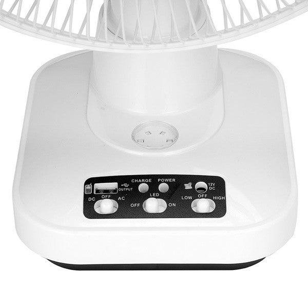 Geepas 12 Inch Rechargeable Oscillating Fan | in Bahrain | Halabh.com