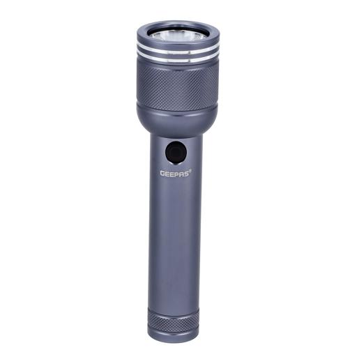 Geepas Waterproof LED Flashlight Aircraft Aluminium Alloy Body