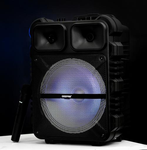 Geepas Rechargeable Trolley Speaker Bluetooth Portable Speaker