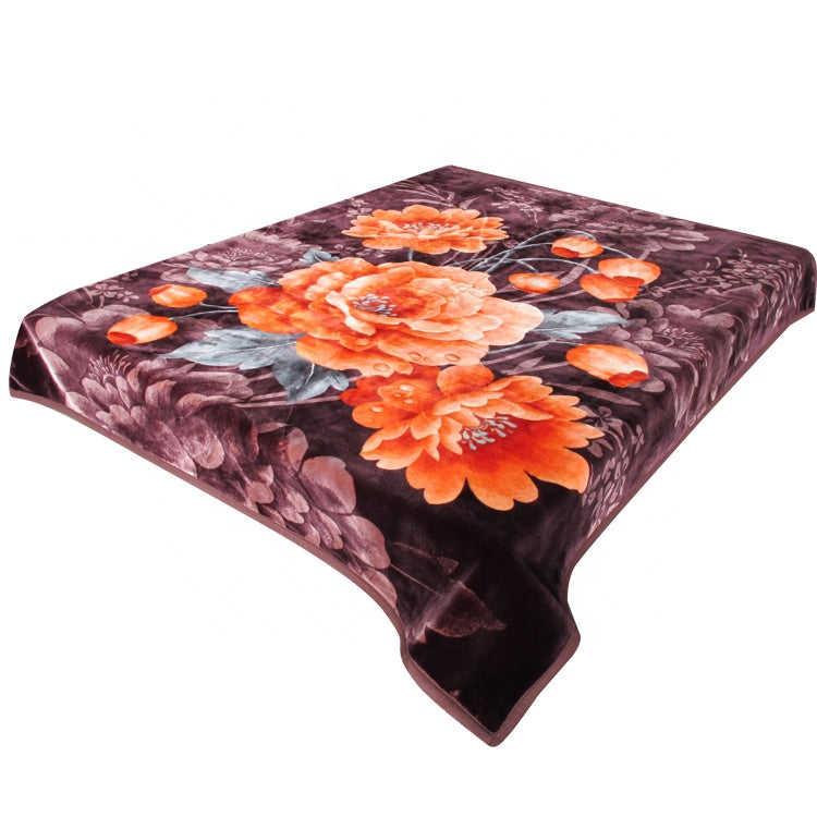 Blanket 1Ply Embossed 160X240Cm 7Lbs