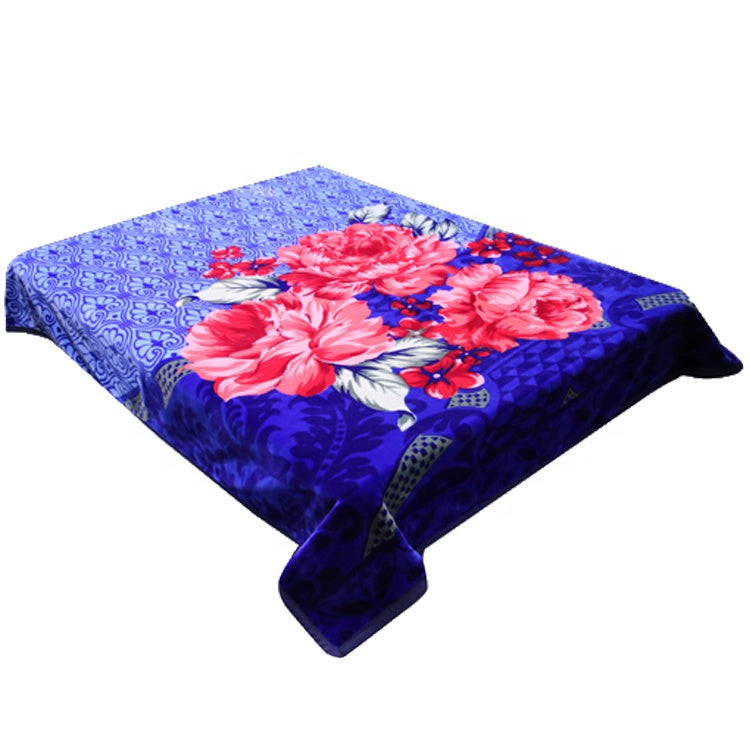 Blanket 1Ply Embossed 220X240Cm 19Lbs