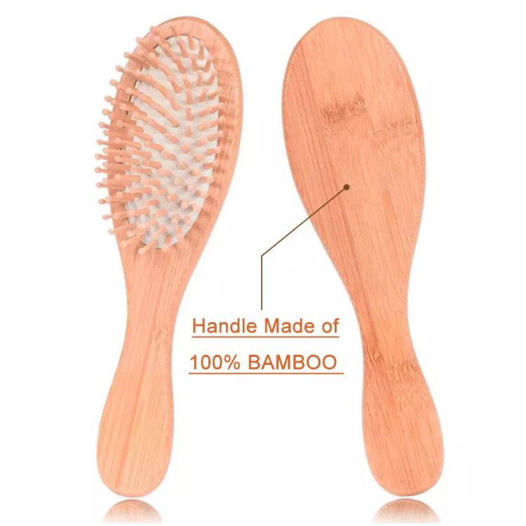 Organic Bamboo Wooden Hair Brush