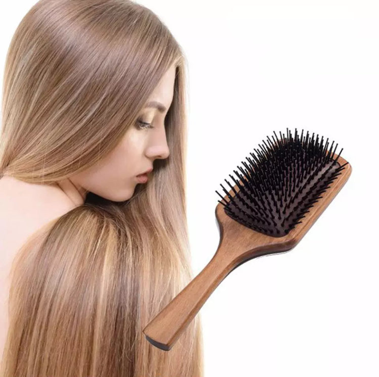 Organic Bamboo Wooden Hair Brush