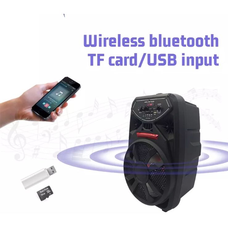 Bass Subwoofer Stereo Bluetooth Speaker