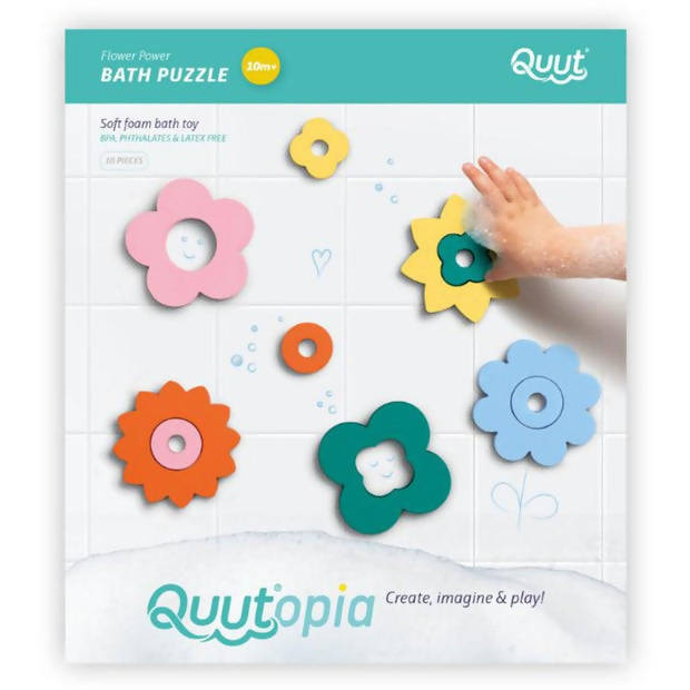 Quut Bath Puzzle Flower Power