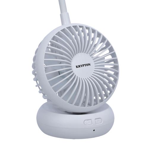 Krypton Desk Light with Fan White | in Bahrain | Halabh.com
