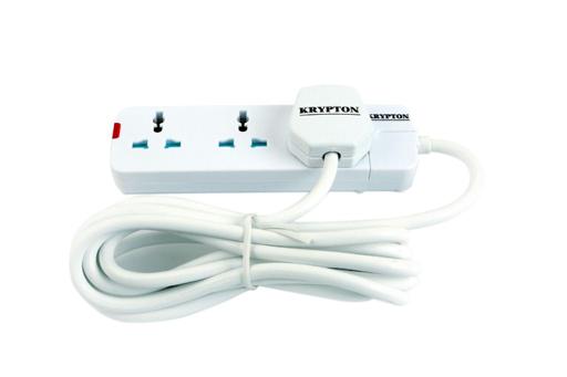 Krypton 3 Way Extension Socket White - KNES5077 | in Bahrain | Halabh.com