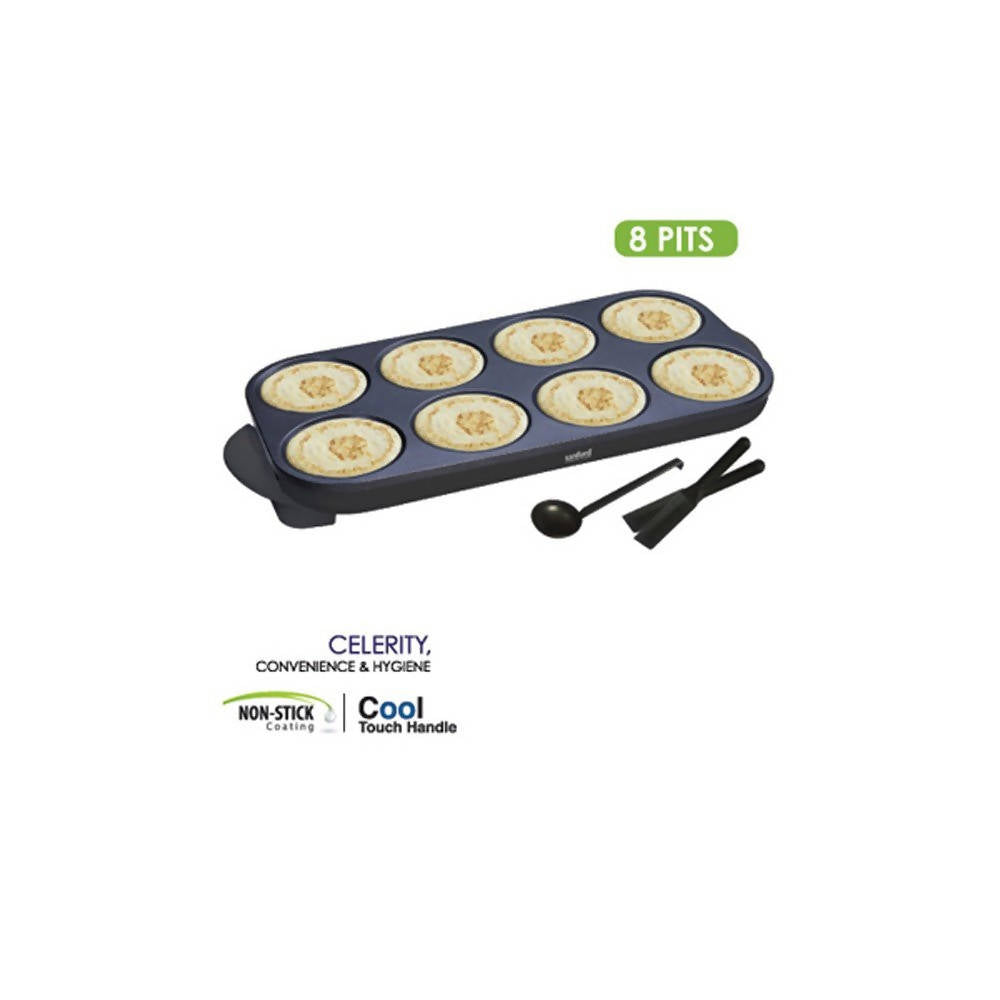 Sanford Crepe Maker With 8 Pits 1450 Watts Black