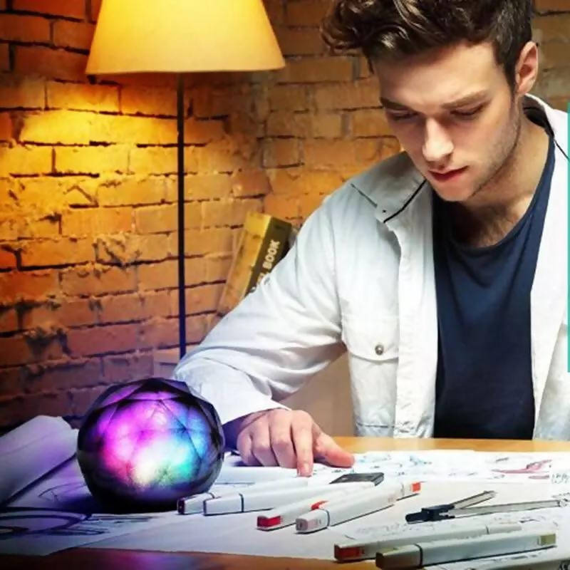 Bluetooth Speaker Colorful Breathing Light Wireless Speaker Night Light