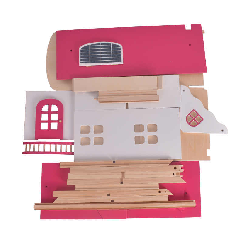 Good Kids Wooden Dollhouse Furniture House Doll Girls Play Pretend Children Toys Gift Kids