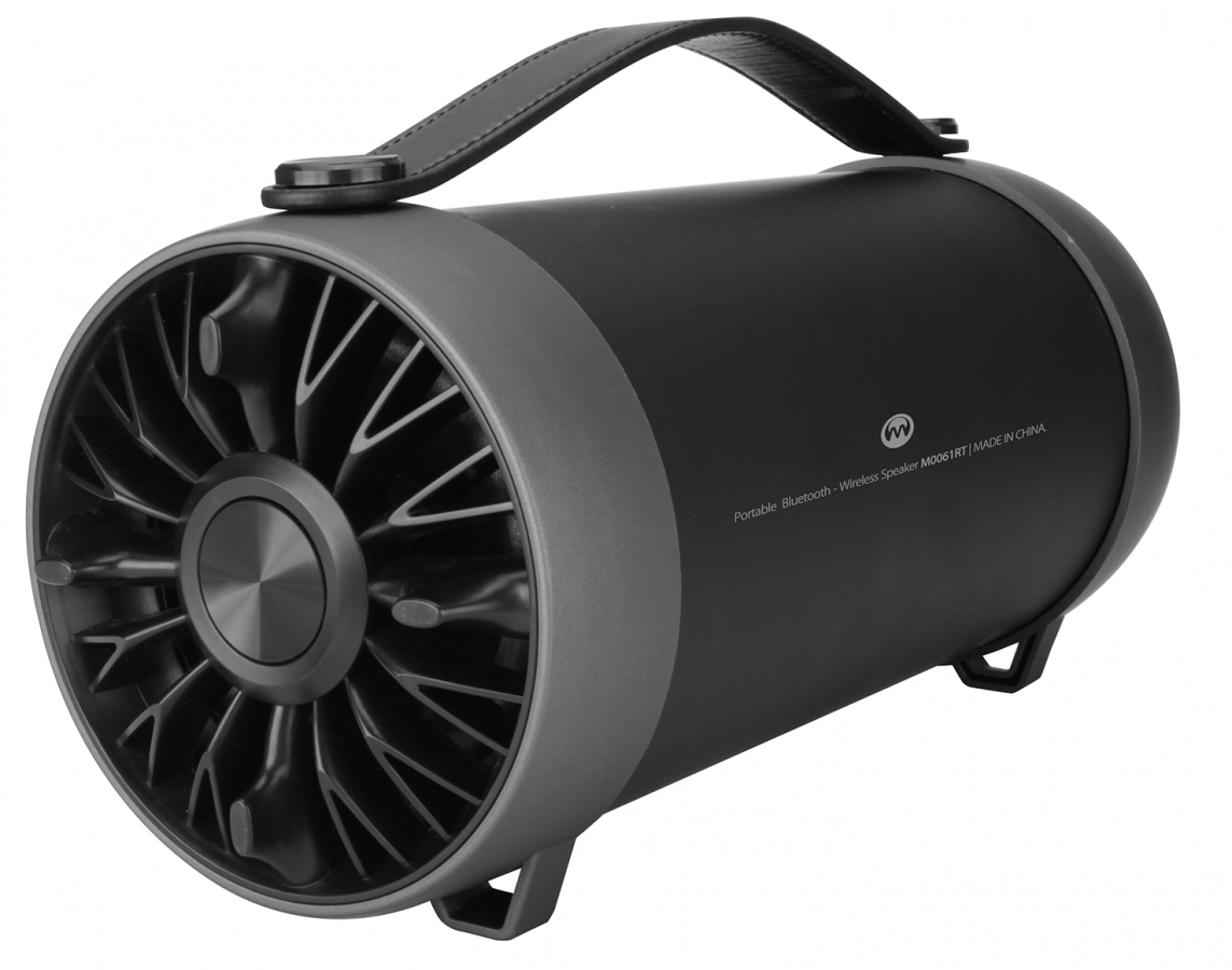 Microdigit Portable Wireless Drum Speaker HD Sound / Bluetooth M0061RT