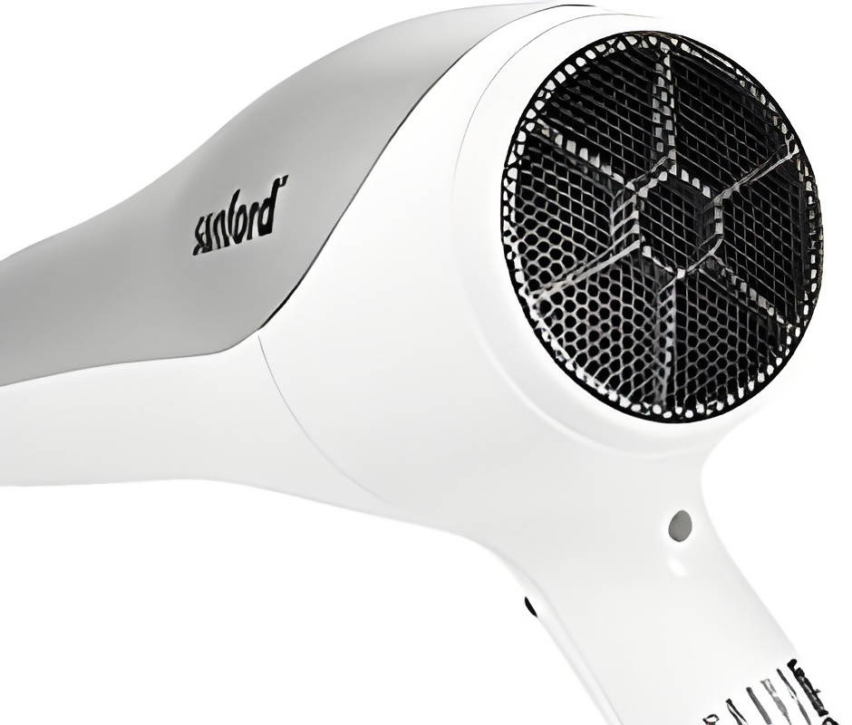 Sanford Hair Dryer | Power 200W | Color White & Silver | Best Personal Care Accessories in Bahrain | Halabh