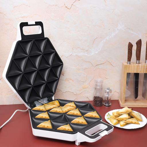 Olsennmark Electric Samosa Maker White & Grey