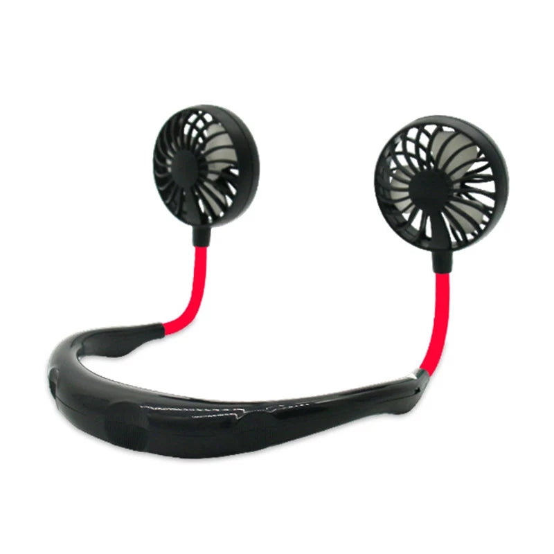 New 360 Degree USB Fan Rechargeable Neck Band Fan