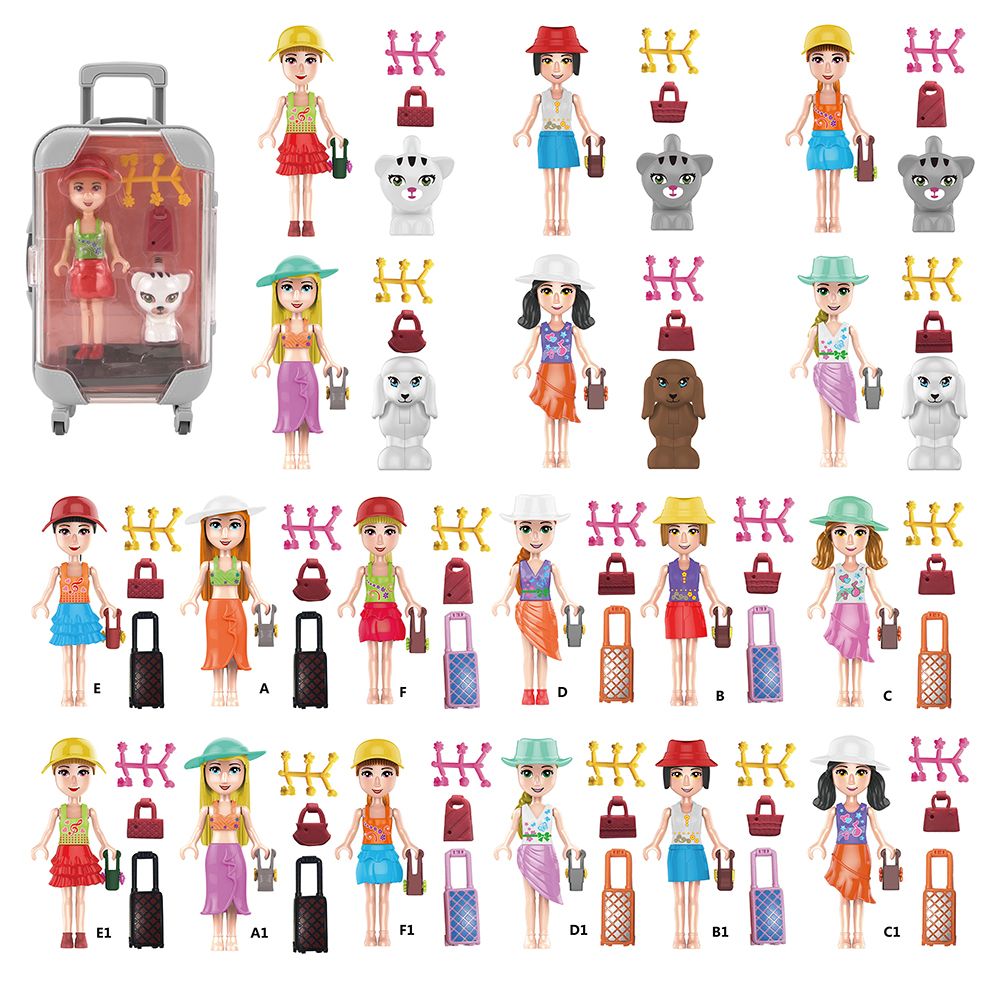 Power Joy Playset | ALGT Toys | Age 3 and Above Kids | Fun Play | Fashion Playset Toys | Barbie Suitcase | Toy Suitcase for Dolls | Fashion Doll Accessories | Toys for Kids in Bahrain | Halabh.com