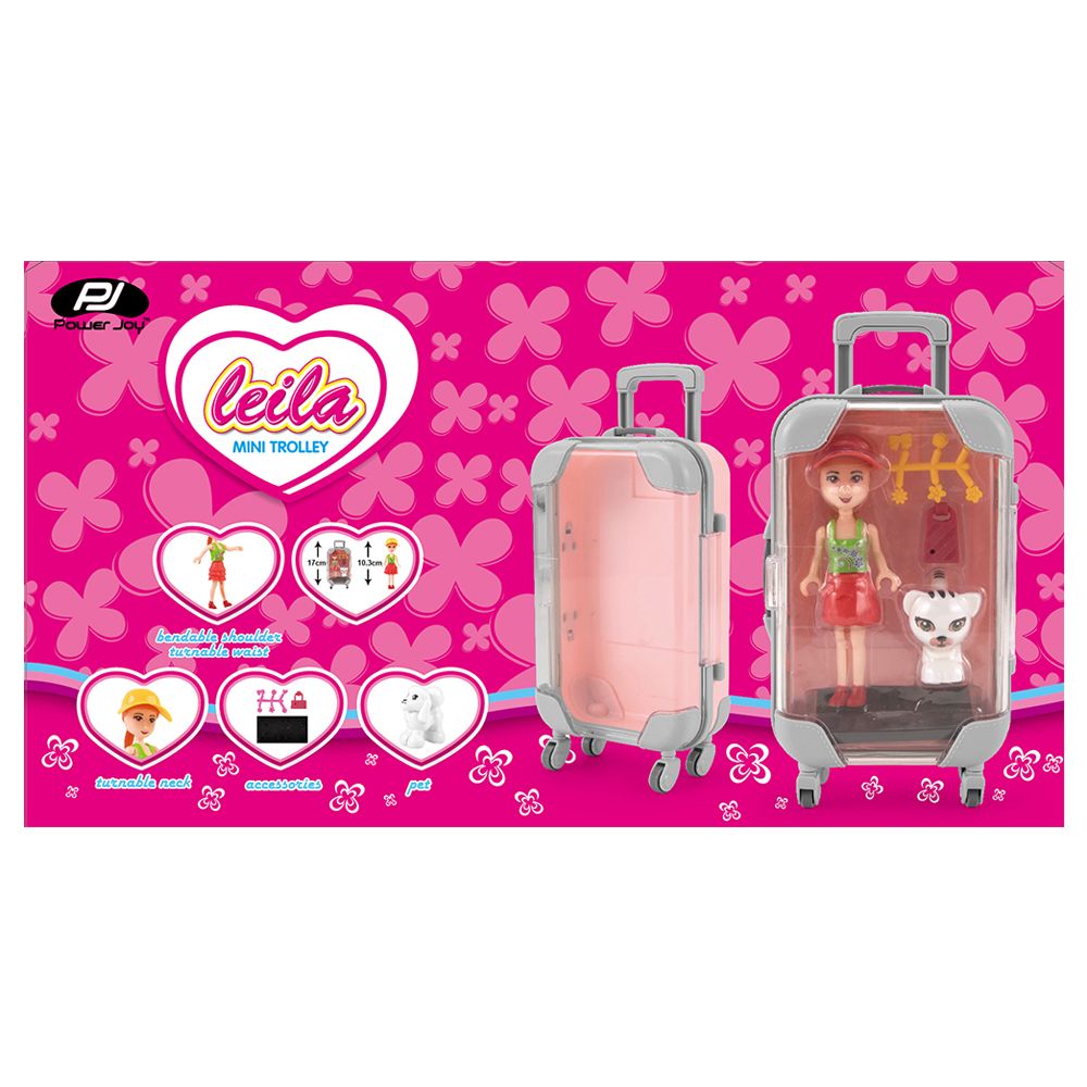 Power Joy Playset | ALGT Toys | Age 3 and Above Kids | Fun Play | Fashion Playset Toys | Barbie Suitcase | Toy Suitcase for Dolls | Fashion Doll Accessories | Toys for Kids in Bahrain | Halabh.com