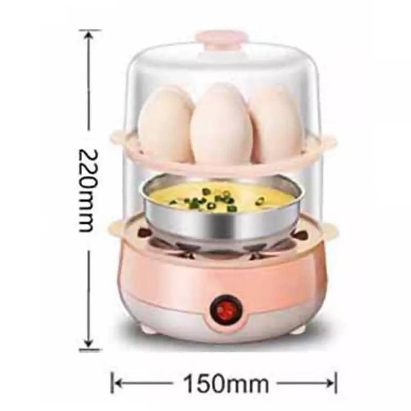 Shop Mini Electric Pan Boilers 2-Layer Boiled | Egg Cooker | Halabh