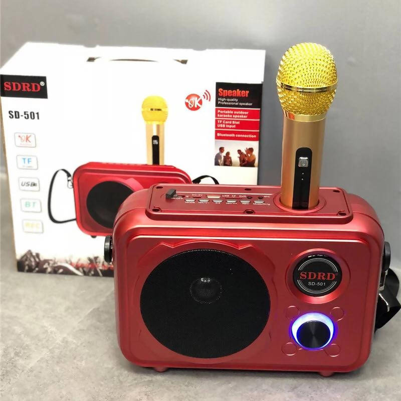 Portable Bluetooth Speaker with Wireless MIC