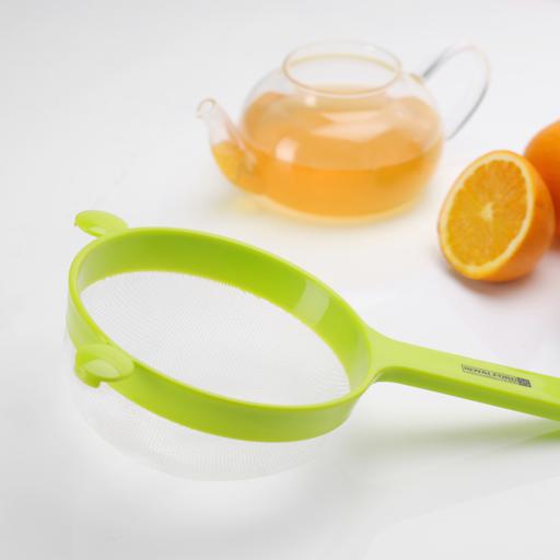 2 Pcs Strainer Set, Nylon Strainer with PP Handle. Ideal Size for Straining Teas & Cocktails or Sifting Flour, Sugar, Spices, and Herbs