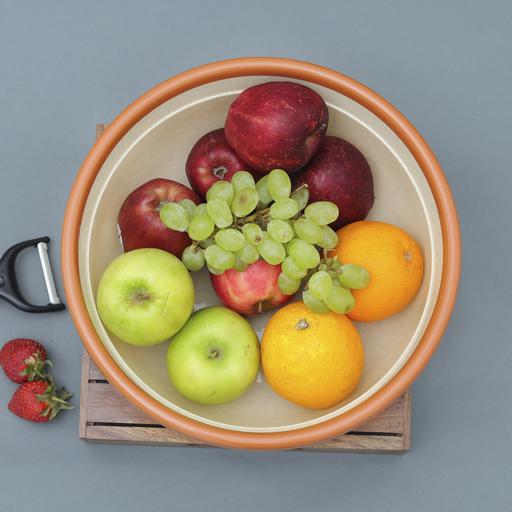 Royalford RF10704 Plastic Basin with Ring, 4.5L Plasticware Tub