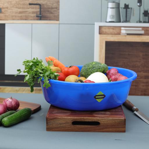 Royalford RF10706 Plastic Basin, 6L Rolled Rim Wash Tub