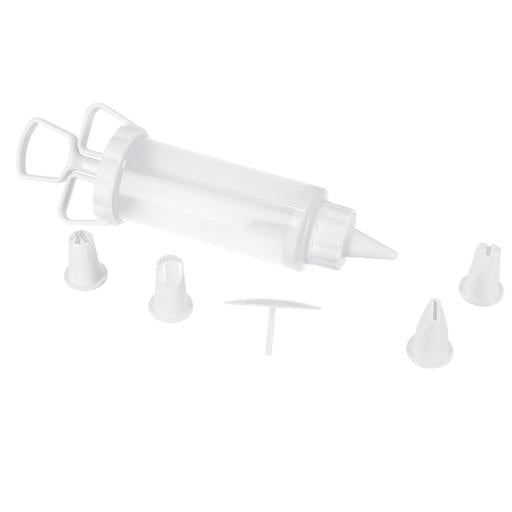 Royalford Icing Syringe With 5 Nozzles White