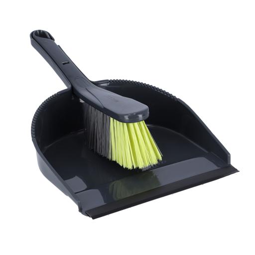 Royalford Dust Pan & Brush Set Portable Hand Broom