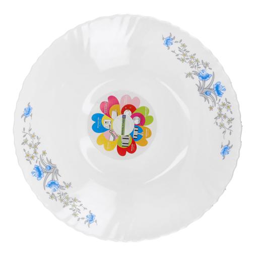 Royalford Opal Ware Romantic Soup Plate 9 Inch