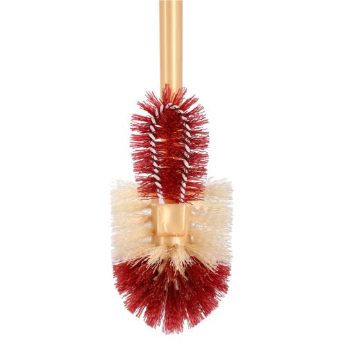 Royalford Toilet Brush Maroon & Gold
