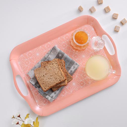 Royalford RF7252 Royalford Melamine Ware Tray 40.9X29X2.4 Cm