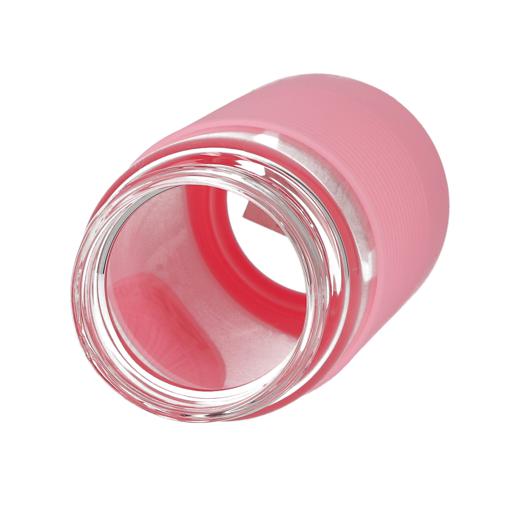 Royalford RF8307 Silicon Sleeve Glass Bottle | 400ml | BPA & PVC Free