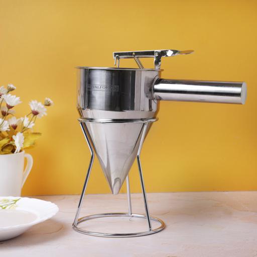 Royalford Stainless Steel Pan Cake Dispenser Silver