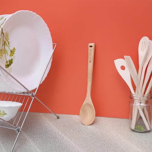 Royalford RF9790 Royalford 30*6Cm Rubber Wood Serving Spoon