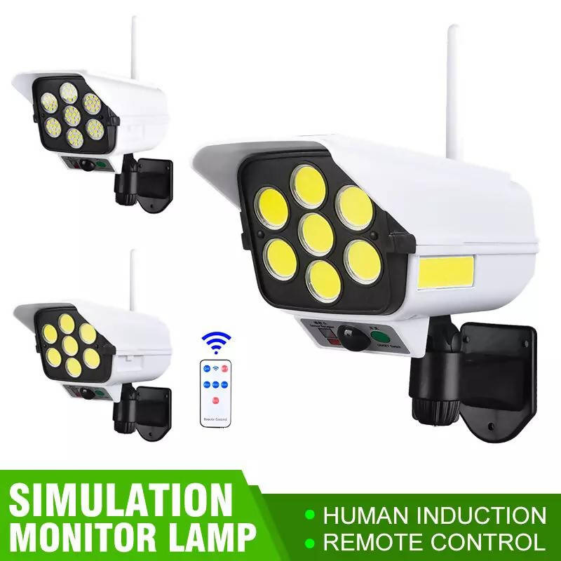 Solar Light Motion Sensor 77 LED Wall Lamp