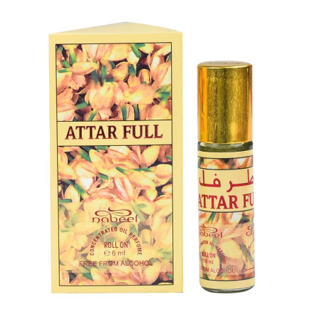 Attar Full Box 6 x 6ml Roll On Perfume Oil - ATTAR FULL(6PCS) | fragrance | luxury | beauty | captivating scent | long-lasting | elegance | alluring aroma | gender-neutral | olfactory masterpiece | Halabh.com