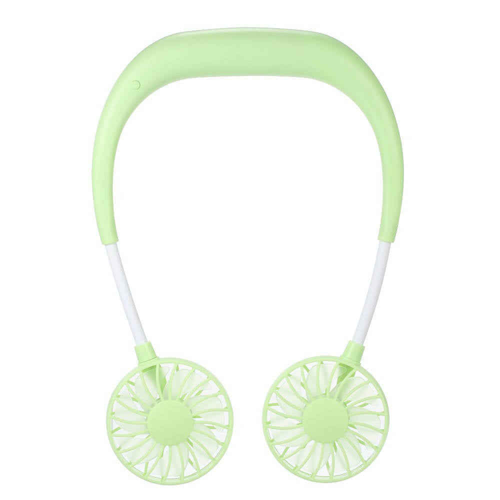 مروحة محمولة يمكن ارتداؤها للسفر في الهواء الطلق ، مروحة تبريد قوية قابلة لإعادة الشحن