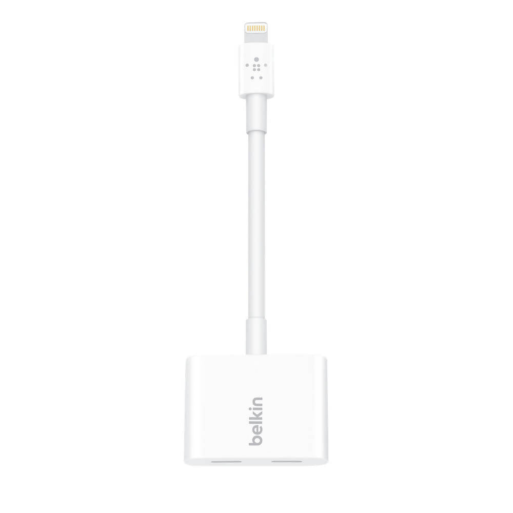 Belkin Lightning Audio Plus Charge Rockstar For iPhone And iPad White