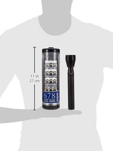 Sanford 2 in 1 Rechargeable LED Flashlight Black