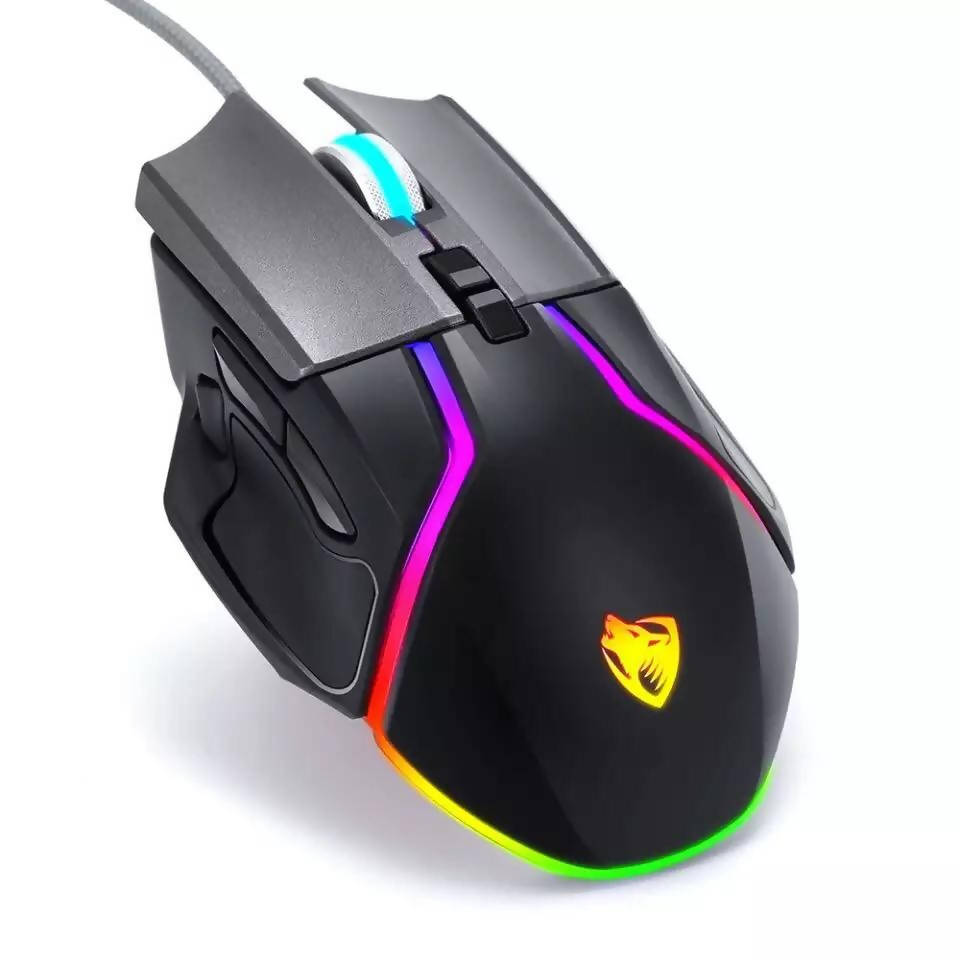 Shop T-WOLF Wired RGB Gaming Mouse | Gaming Mouse | Halabh