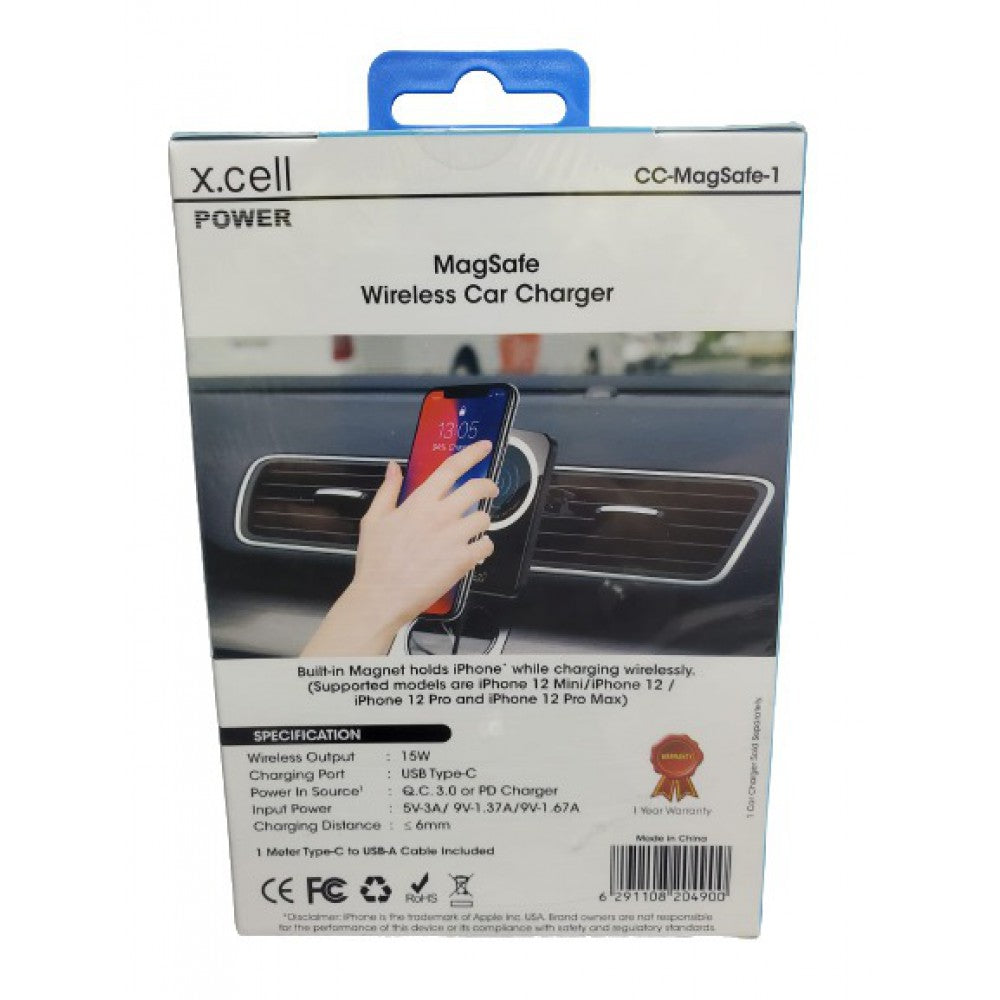 XCell Wireless Car Charger 15W