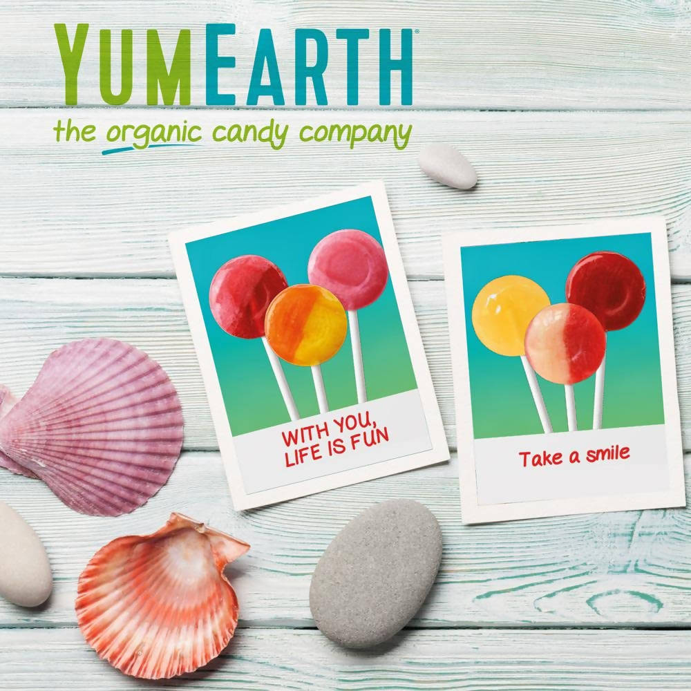 Yummy Earth Organics Lollipops Organic Pops 40 Plus