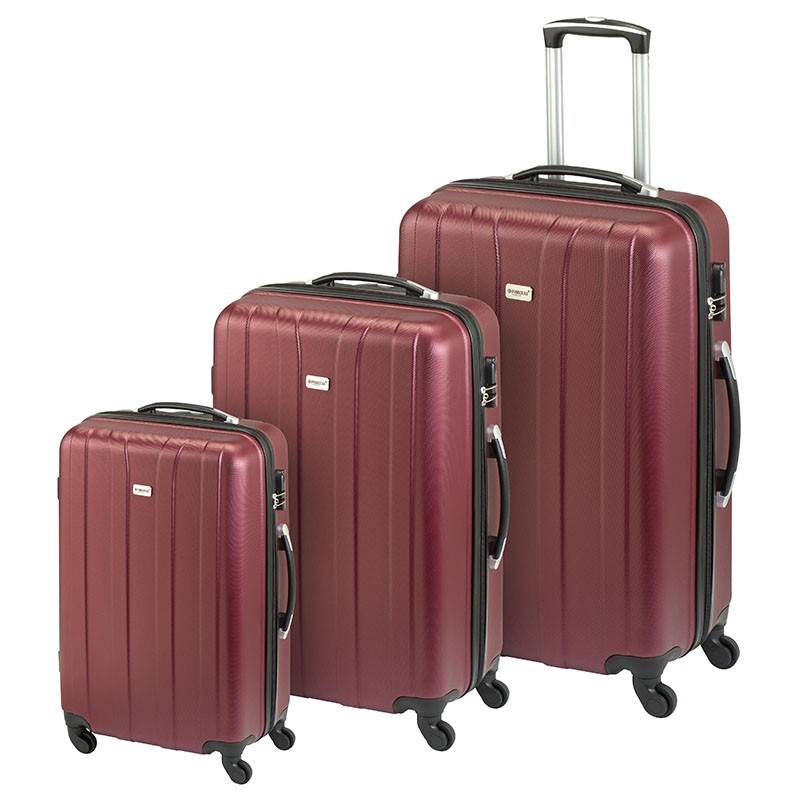 Princess Tahiti ABS Trolley Bags - Burgundy