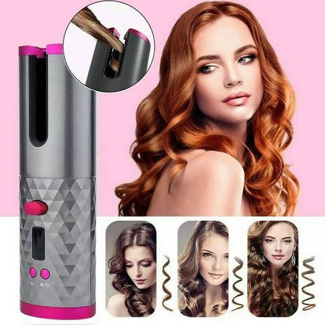 LCD Handheld Cordless Automatic Hair Curler at Best Price - Halabh